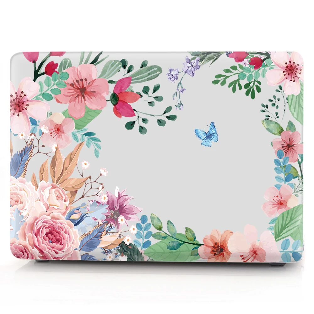 Leaves Custom Design Hard Waterproof Case  For Macbook Air 13 15 16  LaptopA2179 A2289/A2251 M1 laptop hard case