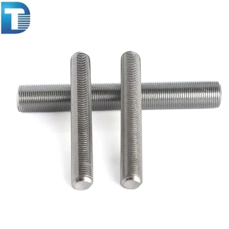 M24 M30 Stainless Steel INOX SS201 304 316 316L Bolts DIN938 DIN940 DIN976 Plain Full Partial Thread Double Bolt