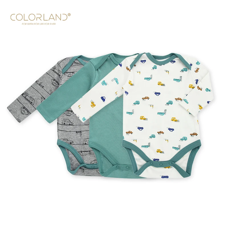 Colorland 100% Baby Cloth Newborn to 2 Years Baby Romper with OEKO-TEX Certificate
