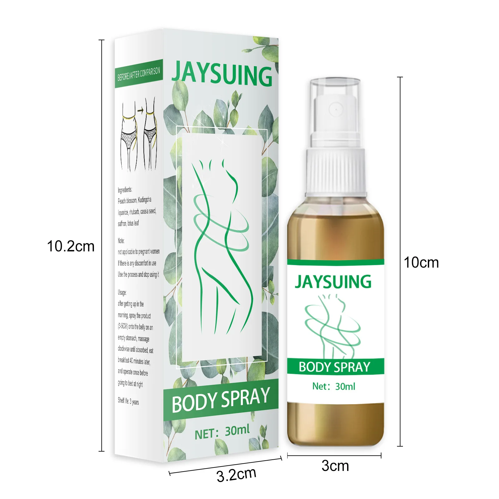 Wholesale Custom Packaging Logo Body Firming Slim Extreme Skin Tightening Slimming Weight Loss Slimming Spray