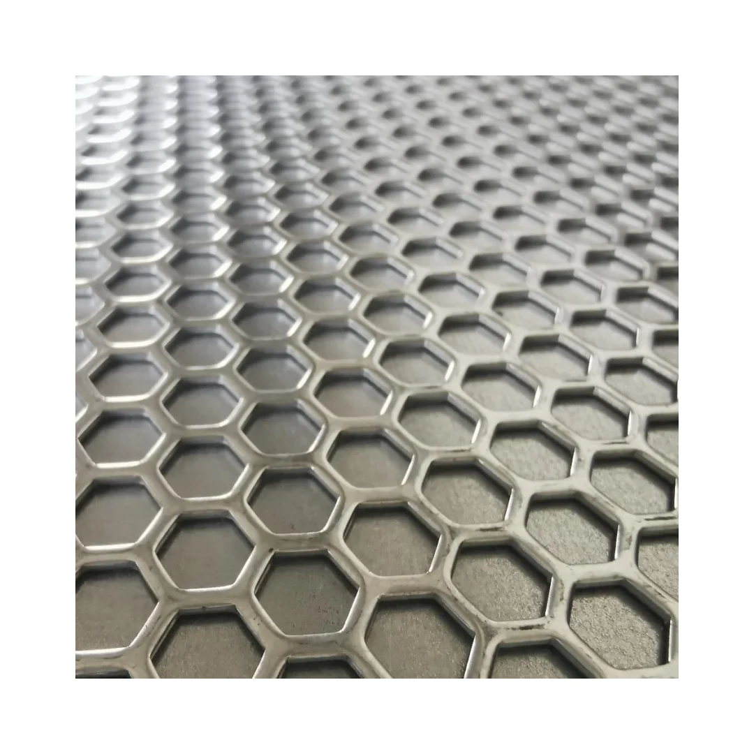 3 mm Diameter Holes T Distance 15 Perforated Metal Sheet Aluminum SS.304 Building Plate