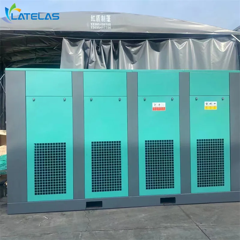 Stable performance 75KW 100HP oil free screw blower silent rotary air compressor screw air blower