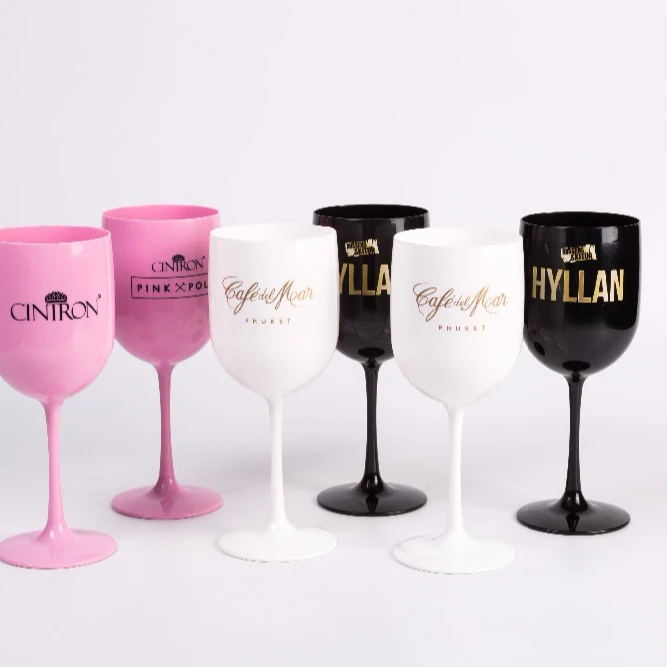 16oz wine glasses elegant white champagne reusable unbreakable custom color