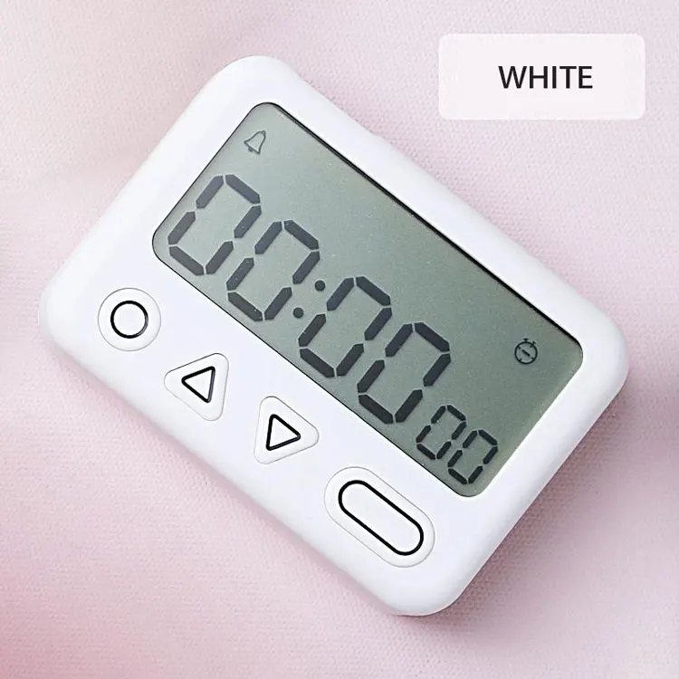
Factory latest design Count down timer LED kitchen silent volume adjustable clock 