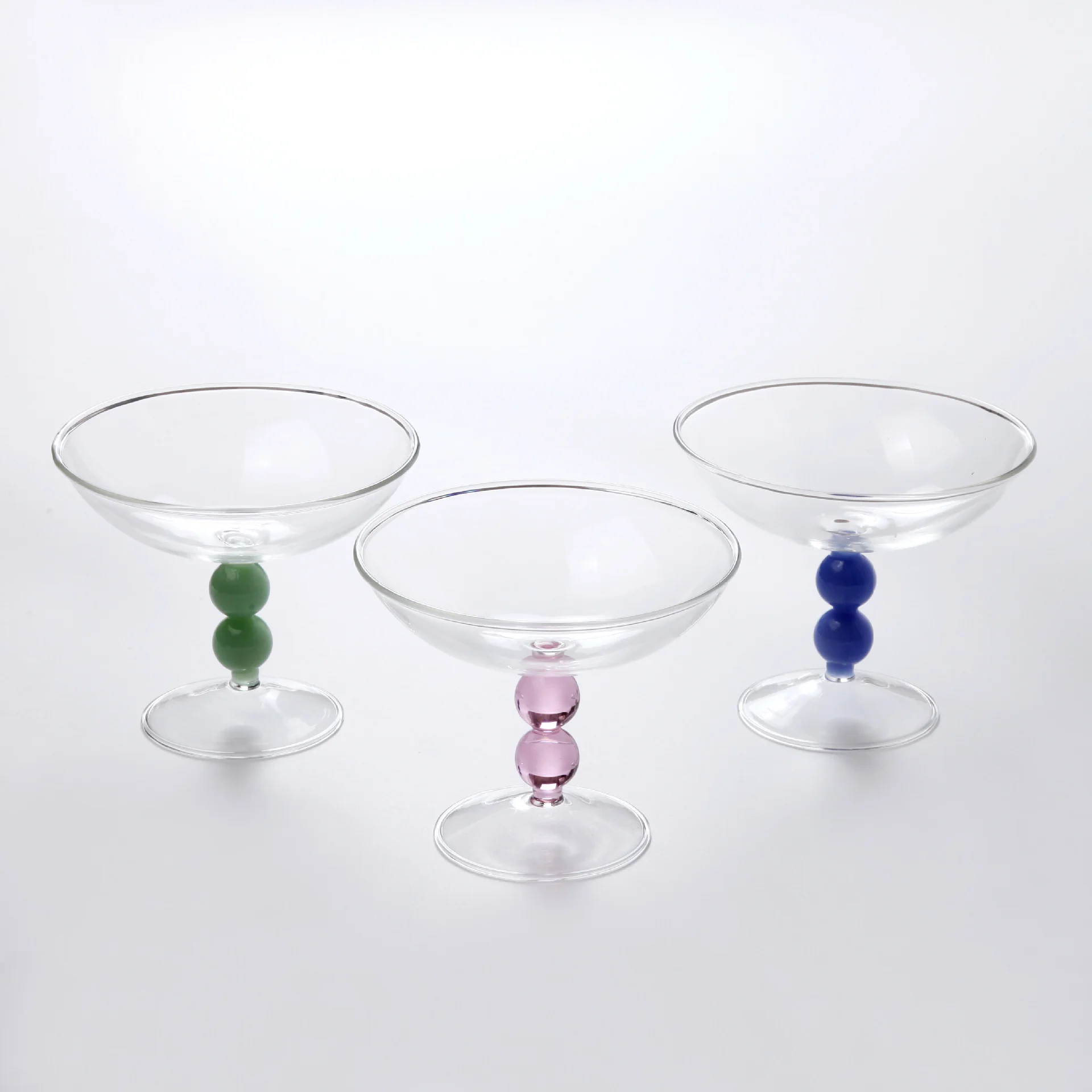 Wholesale Glass Fruit Bowl Glass Bowl Fruit Dessert Snacks and Household Glass Plate