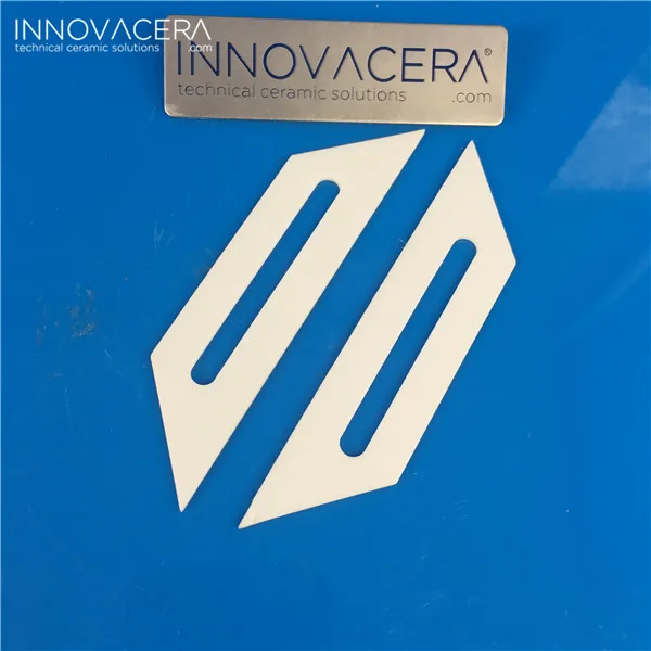 Trapezoid Black Zirconium Oxide Ceramic Blade for Utility Blade