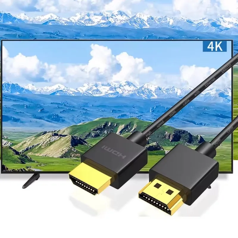 HD Cable 4K 60Hz 1080P HDMI-Compatible Ultra HD High Speed Video Audio HDMI 2.0 Cable For PS4 TV Laptop Monitor computer