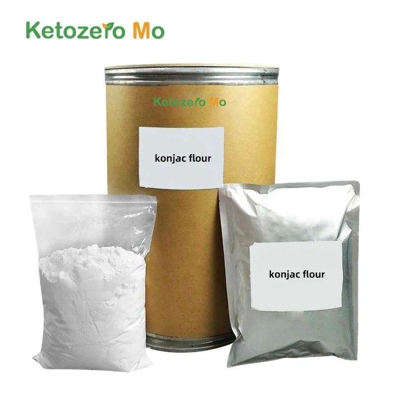 Factory Supply Natural Konnyaku Shirataki Konjac Tapo Kulay Ng Konjac Powder