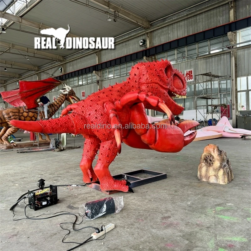 Jurassic Dinosaur Park Mechanical Animal Robot Realistic Artificial Dinosaur Model