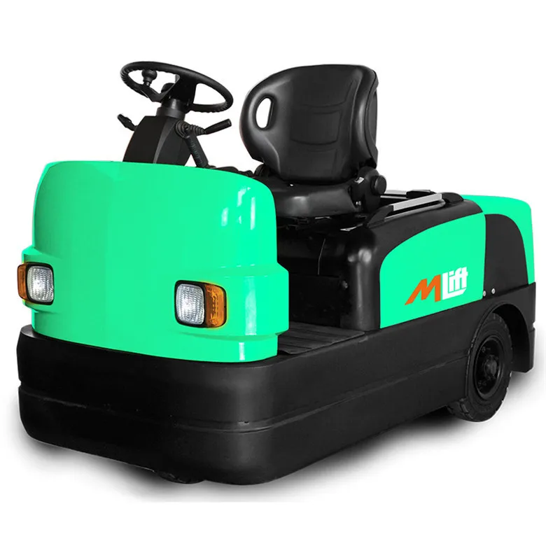 Electric Tow Tractor Battery Powered Tow Truck Mini Tow Tractor Electric With Seat