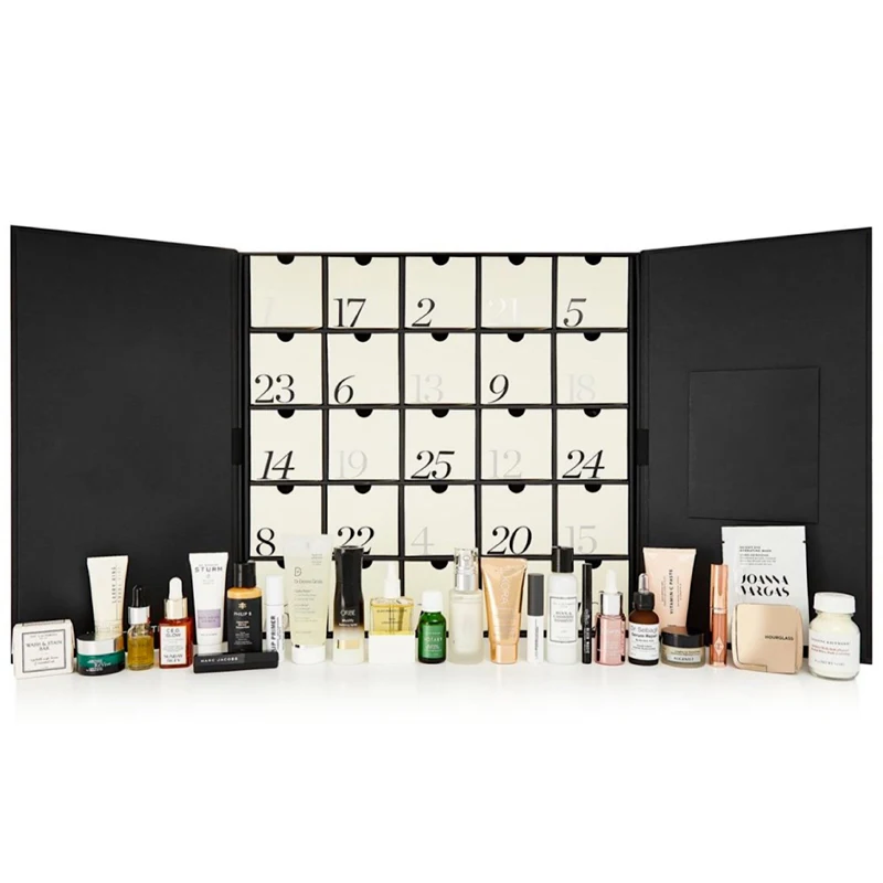 
Make up Advent Calendar Box Custom Cardboard Box 24 Days Packaging Empty Cardboard Gift Box Paper Christmas Advent Calendar 