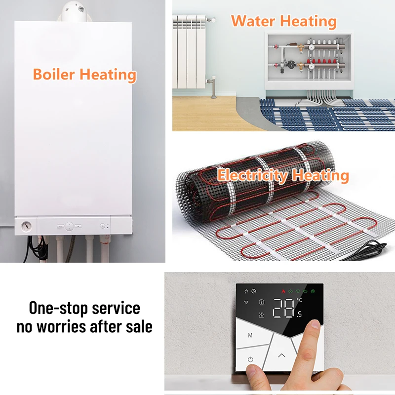 Becasmart BHT-15 Smart Heating Underfloor Heating Panels Smart WiFi Room Thermostat Digital WiFi Smart Room Termostato