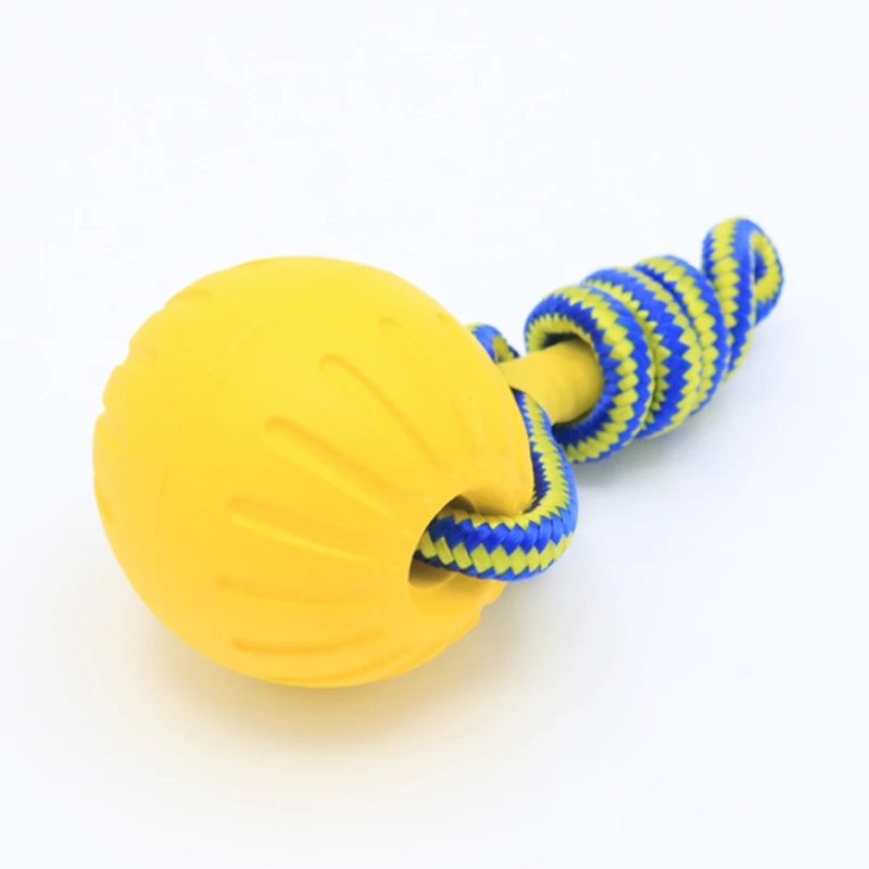 New Bite Resistant Training Chew EVA Bouncy Dog Bite Pet Toy Balls Flying