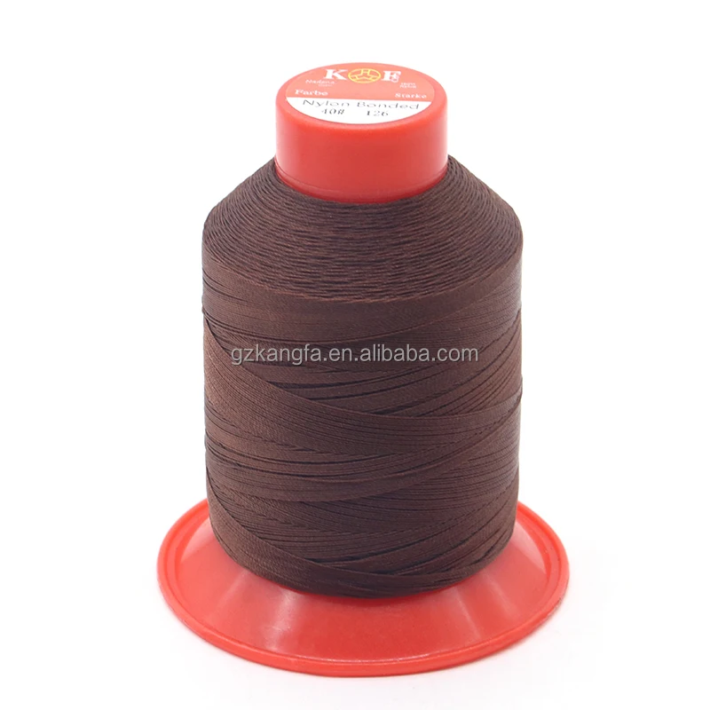 Colored High Quality Nylon Sewing Thread Tex 70 Ticket 40 210d/3 Nylon 6.6 Bonded Thread For Shoes