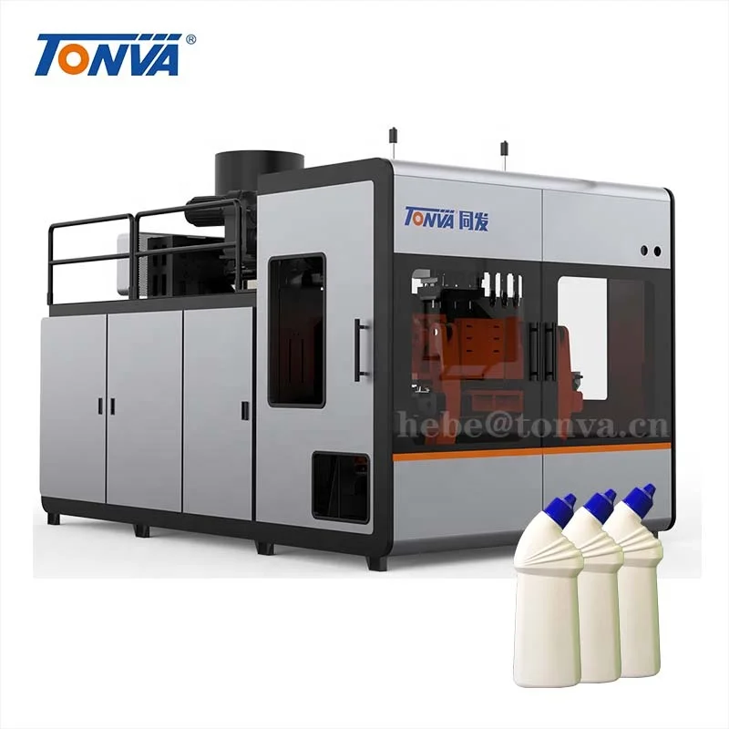 TONVA harpic toilet cleaner bottle making blowing extrusion blow molding machine low price