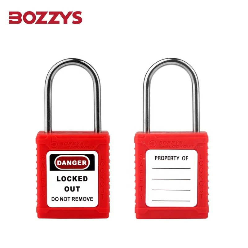 Zenex Oem Waterproof Custom Safety  Lockout Tagout Padlock with 4mm Stainless Steel Beam to Prevent Accidental Operation