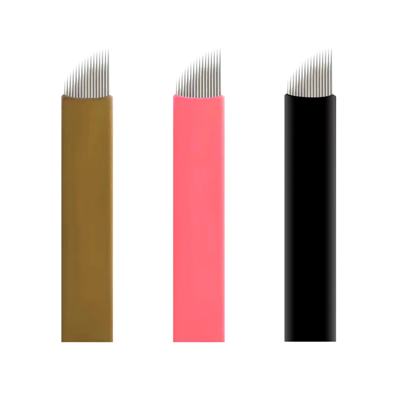 18U 0.18MM disposable microblades micro blade eyebrow tattoo needle supplies supply blades eyebrow microblading needle