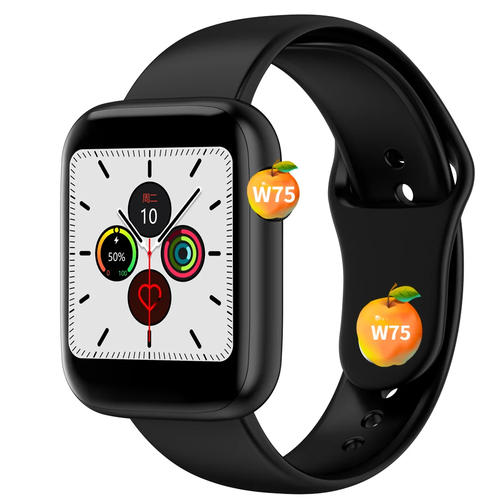 
Hot selling W75 SmartWatch waterproof sport SmartWatch Thermometer heart rate 