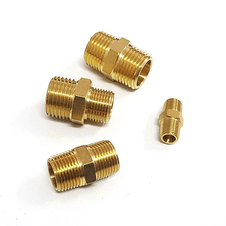 SNS JPC Series Metal One Touch Thread Pipe Fittings brass pneumatic pump parts