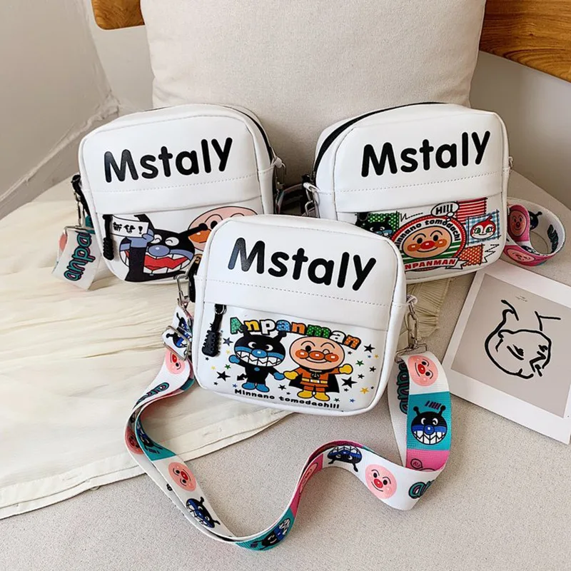 female funny ugly cute crossbody bag canvas new cartoon cute graffiti small square sling bag crossbody bag with wide strap
