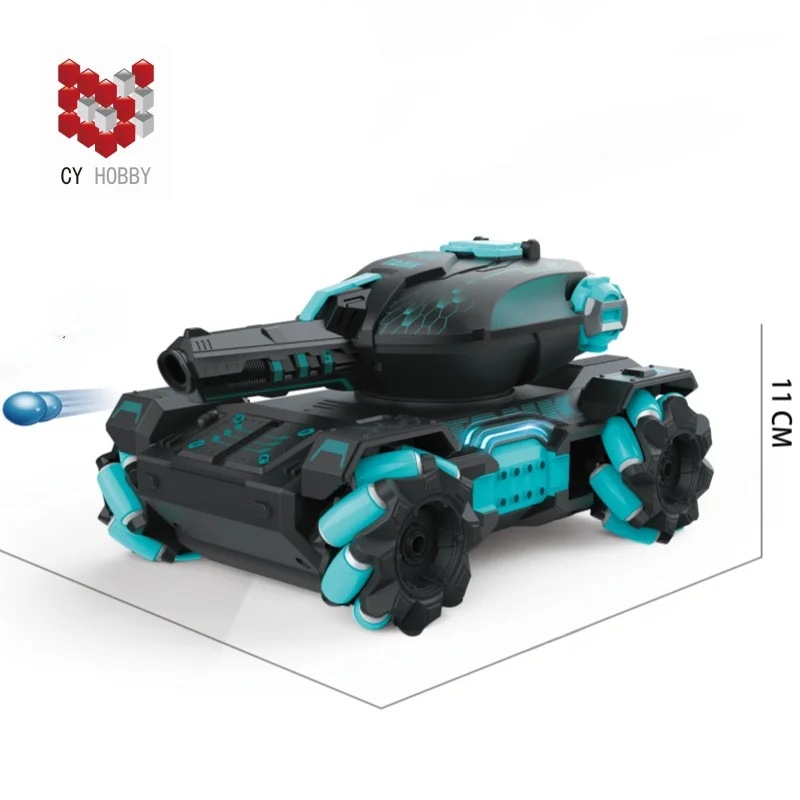 HD5033 2.4G RC Battle Tank Stunt Car with Water Bomb Bullet Shooting Watch Gesture Control Remote Control Car