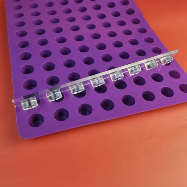 88 Cavities Round Mini Silicone Mold And 8 Hole Compactor Baking Cheese Cakes Molds For Chocolate Truffle Jelly Candy Ice Mold