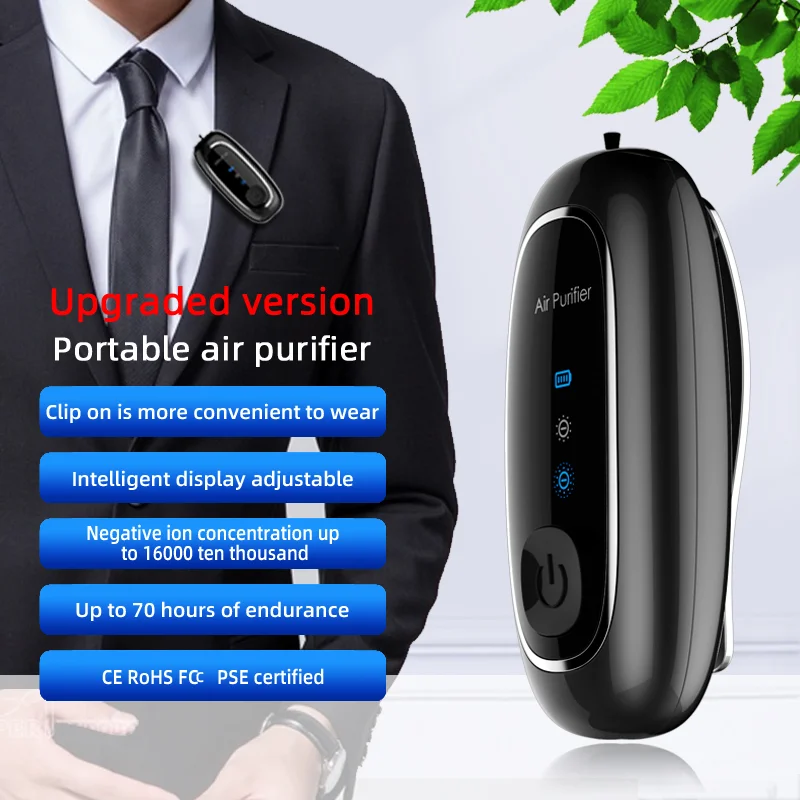 Portable New Design ionizer Ultra Virus Killer Pm 2.5 Sterilizer Air Purifier With Hepa Filter
