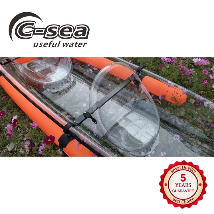 Двойной прозрачный каяк для продажи