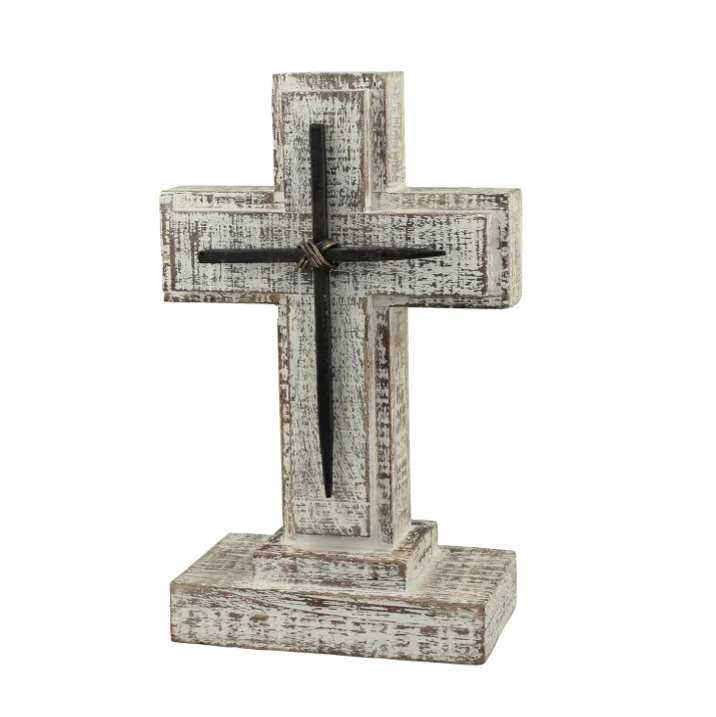 Church Wall Hanging Jerusalem Wooden Pedestal Crucifix Wall Cross Wooden Wooden Cross