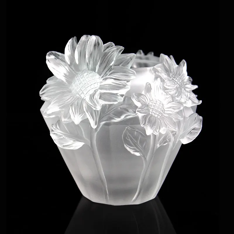 Crystal sunflower Middle East bakhoor burner suitable for home decoration ramadan eid gift