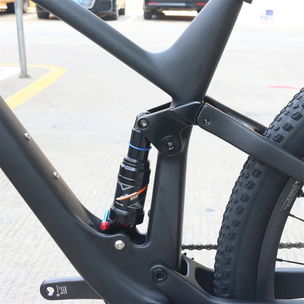 Rear shock 165*38mm DNM Groupset M8100 Carbon wheel Bicycle mountain carbon Double suspension bicycle