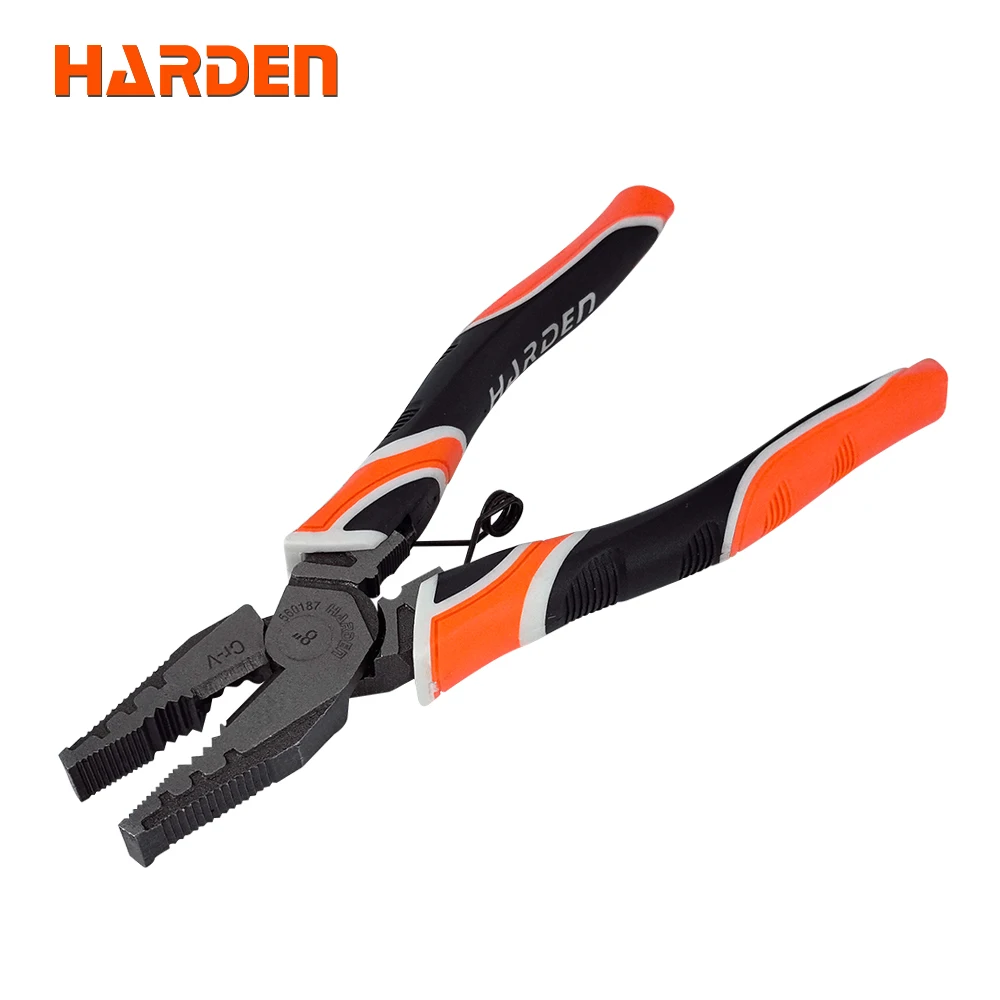 HARDEN Uses Combination Pliers 8 Inch Cr-V Anti-Slip Handle Hand Tools