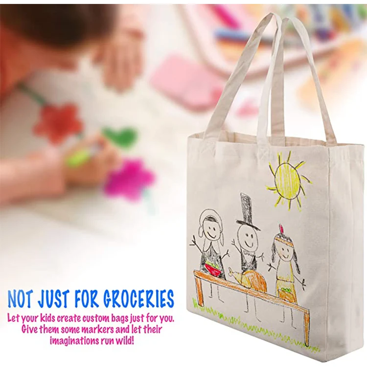 Manufacturer cheap custom printed reusable  cotton produce plain grocery  packaging reusable tote bag canvas 100% cotton