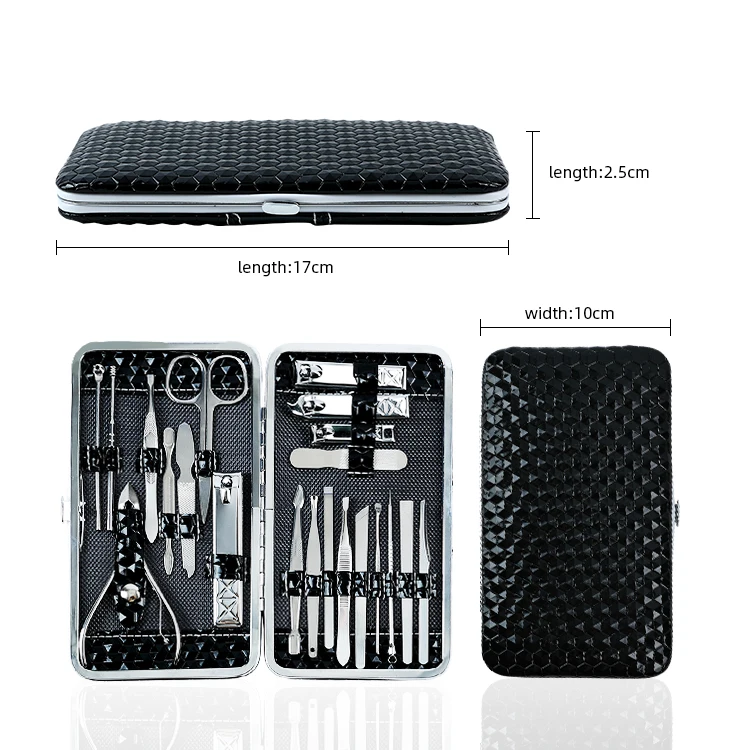 High Quality Set De Manicure Pedicure Nails Tool Cutter Clipper Care Art Kits Tools & Custom Logo Nail Kit Professional