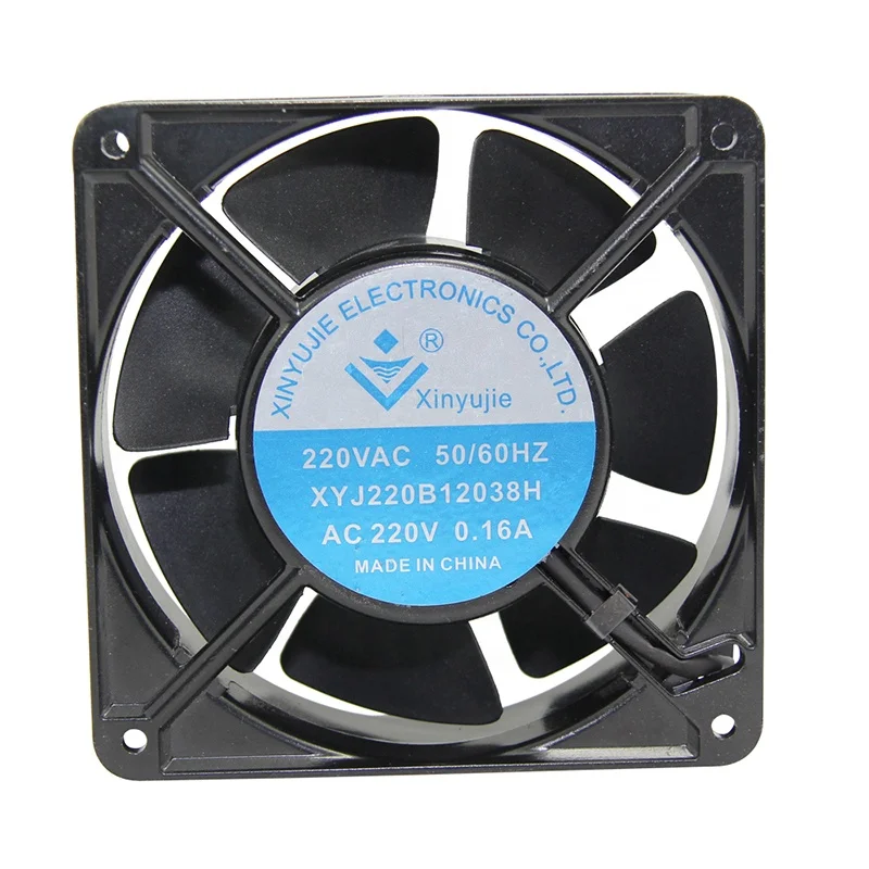 120*120*38MM Axial AC 120MM Fan 120V 220V  Low Noise Cooling High CFM AC Industrial Large Fan