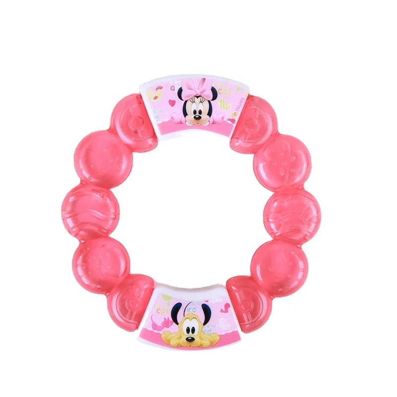 
Longwell New Design Toy Baby Water Teething Ring EN71 Teether Shape Water Filled EVA Distilled Water Round Lovely Soft Toy 