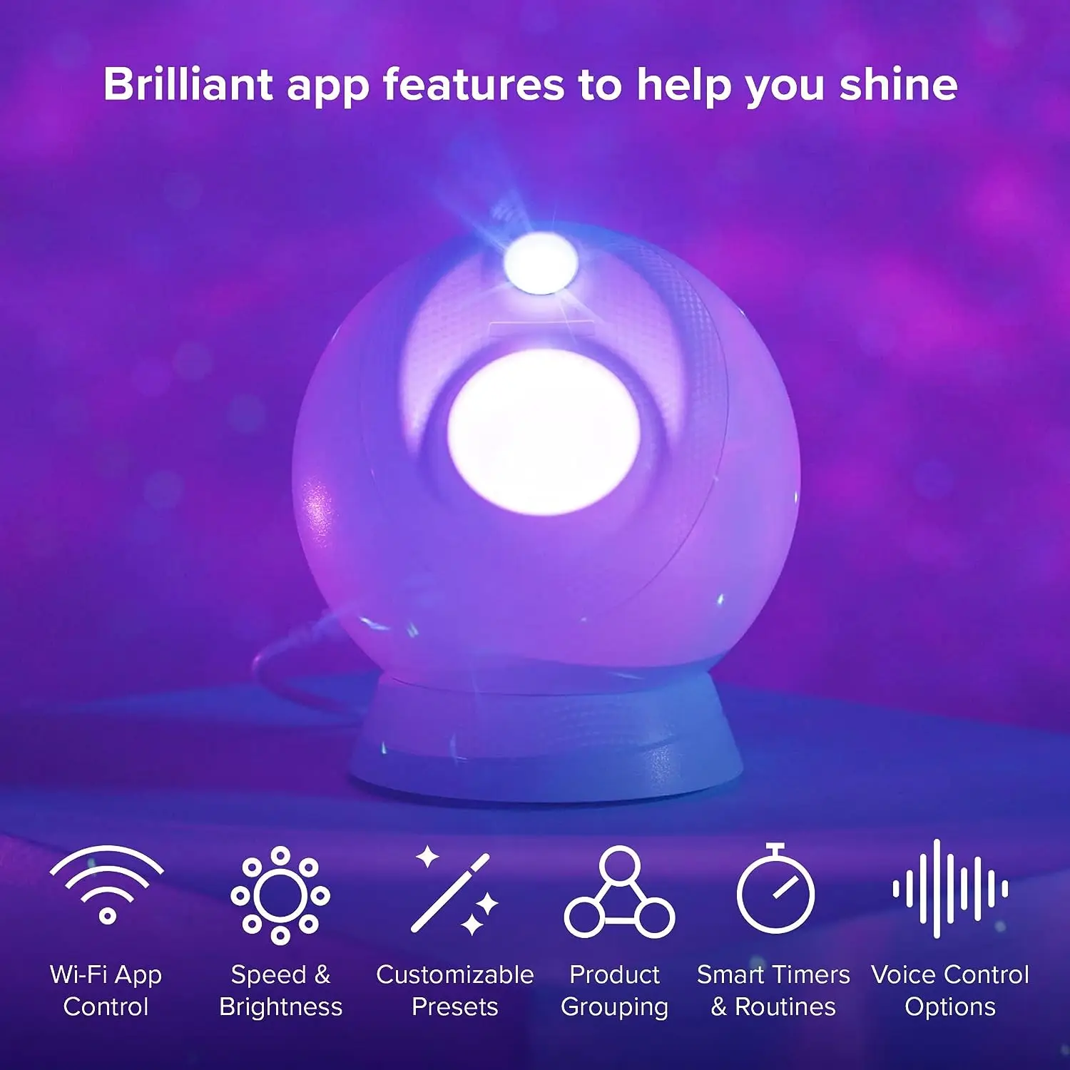 Music Control Night Light G-alaxy Projector Star Voice Children Moon Star Light  With Remote Control