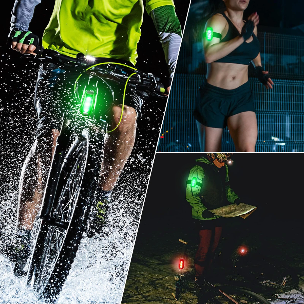 High Visibility Bike Tail Rear Lamp Walking Running Mini Warning Dog Pet Pendant Clip On Strobe Led Safety Light