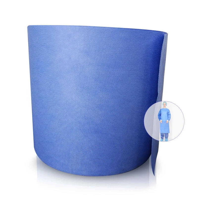 35gsm 40gsm pp spunbond non woven pe film laminated nonwoven medical disposable bed sheet ss tela no tejida sms