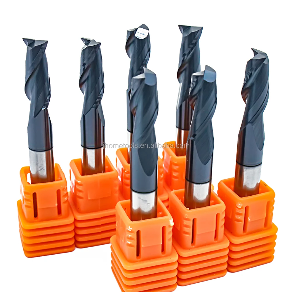 HEM2F06060050 6mm 2 flutes HRC65 carbide end mills square endmill in milling cutter for hardened steel working