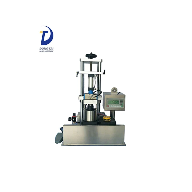 Semi auto glass bottle capper / chili sauce tinplate vacuum capping machine