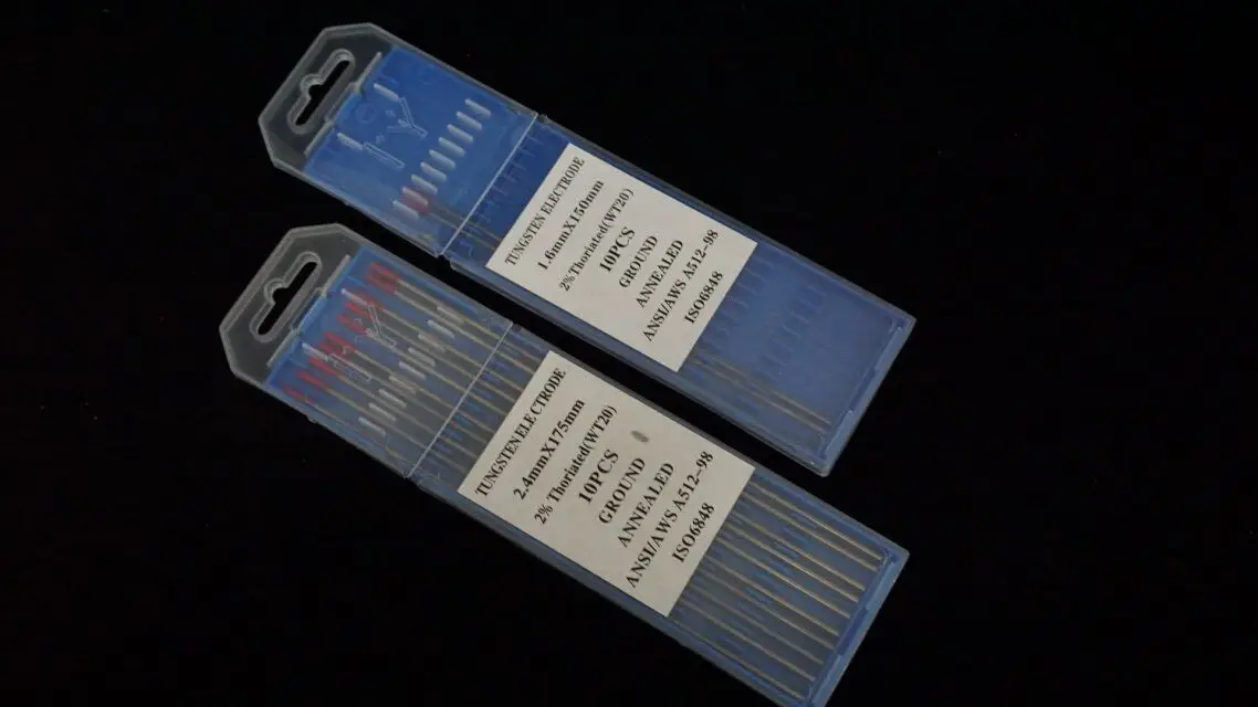 WT-20 Tungsten electrodes Ansi/AWS A521-98