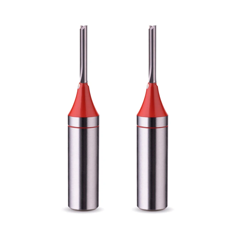 TCT 3 Straight Bits CNC Wood Router Bits Fibreboard Hardwood CNC Slitting Carving Carbide Endmills