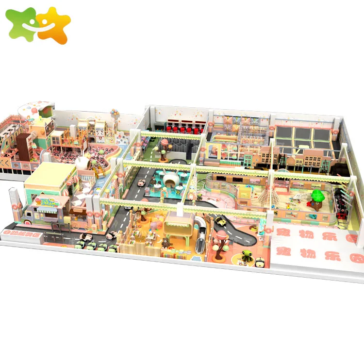 Commercial kids indoor soft play equipment playground indoor games for sales