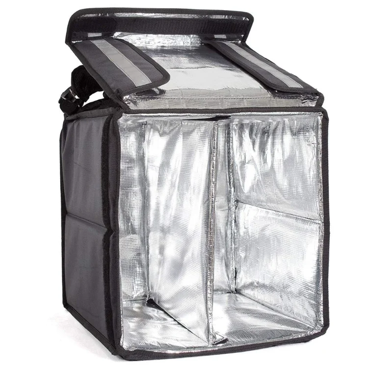 Waterproof Large Capacity Insulated Food Pizza Delivery Backpack For Eats Doordash Postmates Or Groceries