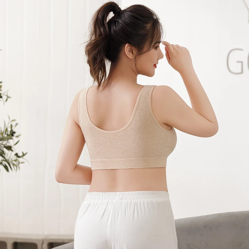 
Cross sleep nursing bra seamless nursing bust lifter bra front closure breastfeeding maternity nursing lactating bra 