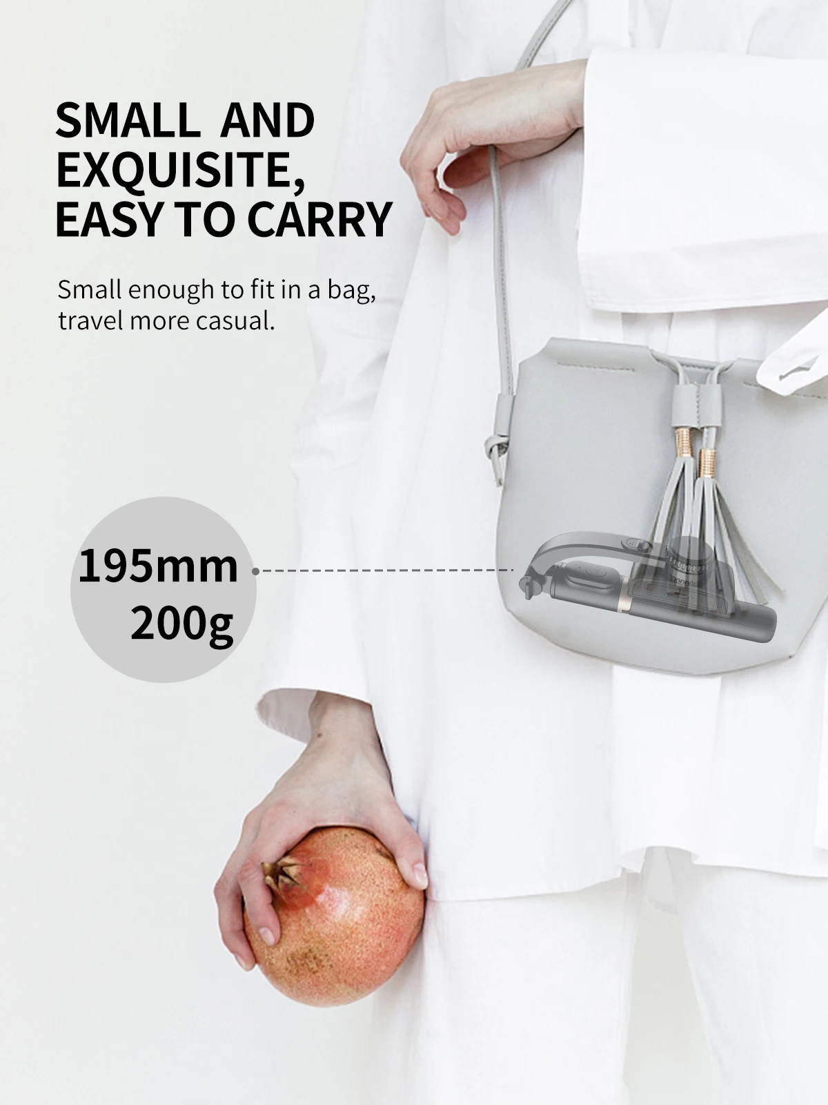 Q08 Anti-shake foldable selfie stick tripod 360 roration uniaxial smart phone stabilizer gimbal with  remote shooting