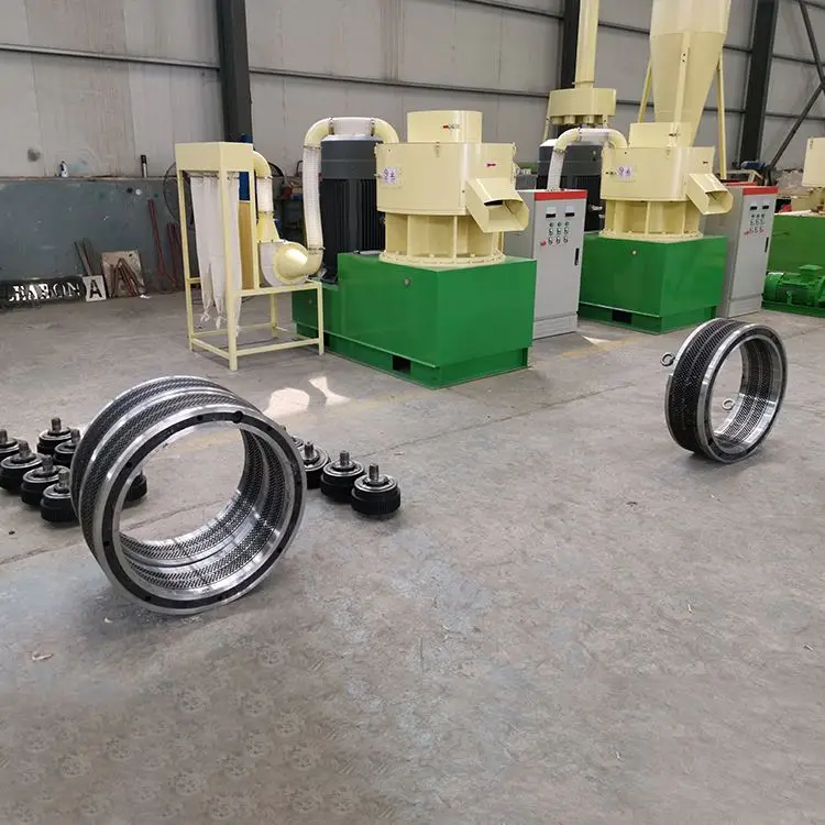 Cheapest price feed pellet press/roller turning biomass wood pellet machine