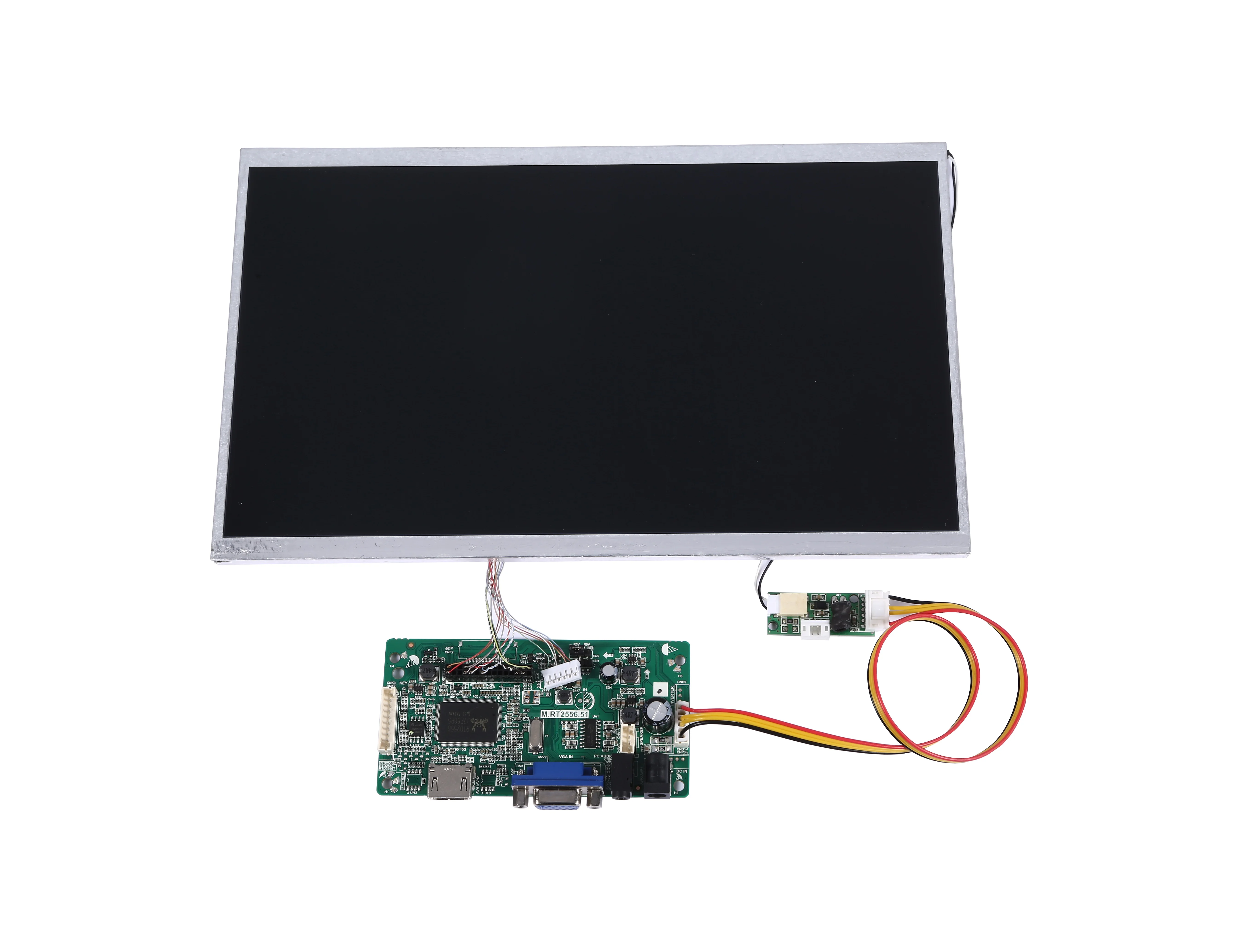 Industrial 11.6 inch 500 nit high brightness LCD display with controller board optional