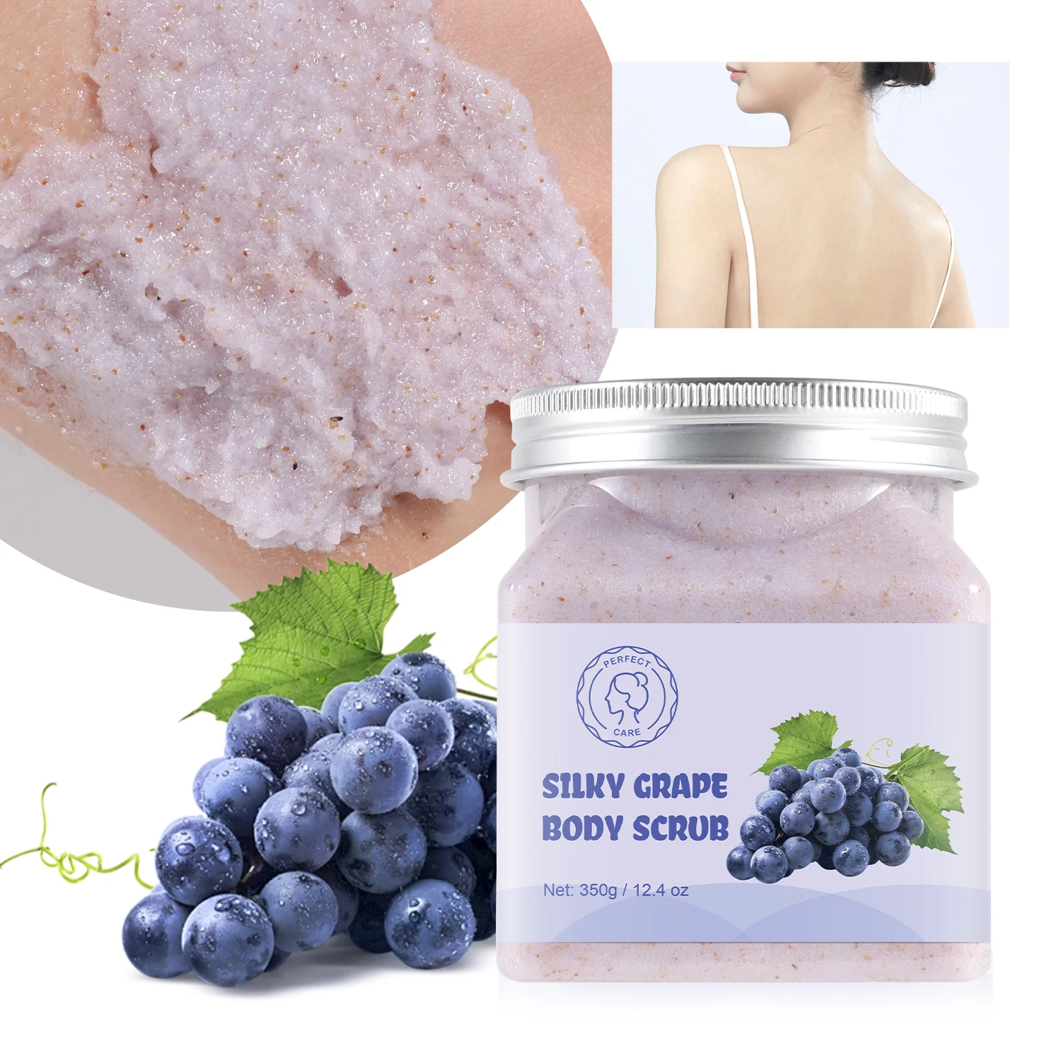 Perfectcare частная марка скраб для тела очищает и разглаживает отшелушивающая морская соль вспенивающий